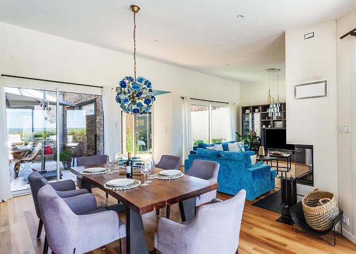 بيت للعطل Indigo-vue Et Piscine Chauffee By Interhome سانت-بريفين-لي-بان